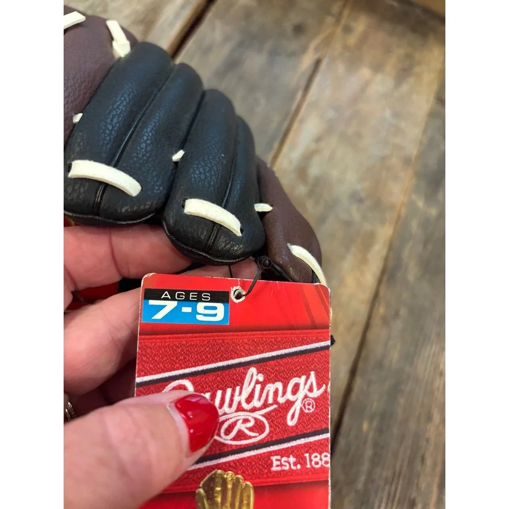 Rawlings Players Series 10.5 Inch Youth Baseball Glove‎ PL105BB Black Brown NEW